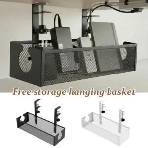 Clamp-On Under-Desk Cable Management Module
