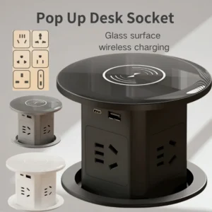 Aero-Lift Motorized Desk Power Tower