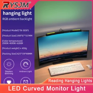 Curved-Fit Arc Monitor Screen Bar