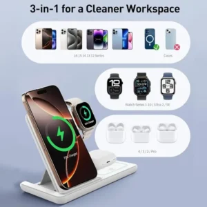 Flex-Dock 3-in-1 Foldable Power Stand