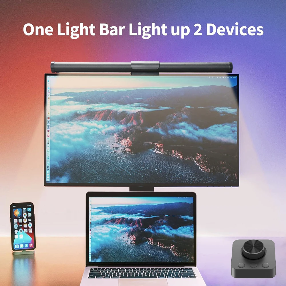Wireless Dial Smart Monitor Screen Bar - Image 4