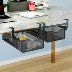 Clamp-On Under-Desk Metal Drawer