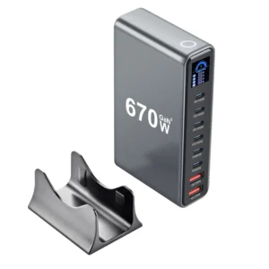 Cyber-Sync 670W Mega-Power GaN Command Center