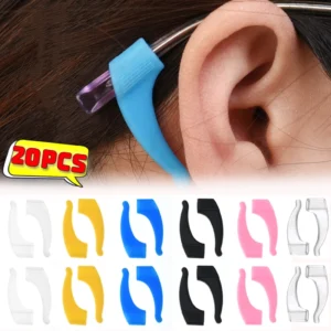 Anti-Slip Silicone Eyeglass Ear Grip Holders | Anti-Drop Glasses Temple Hook