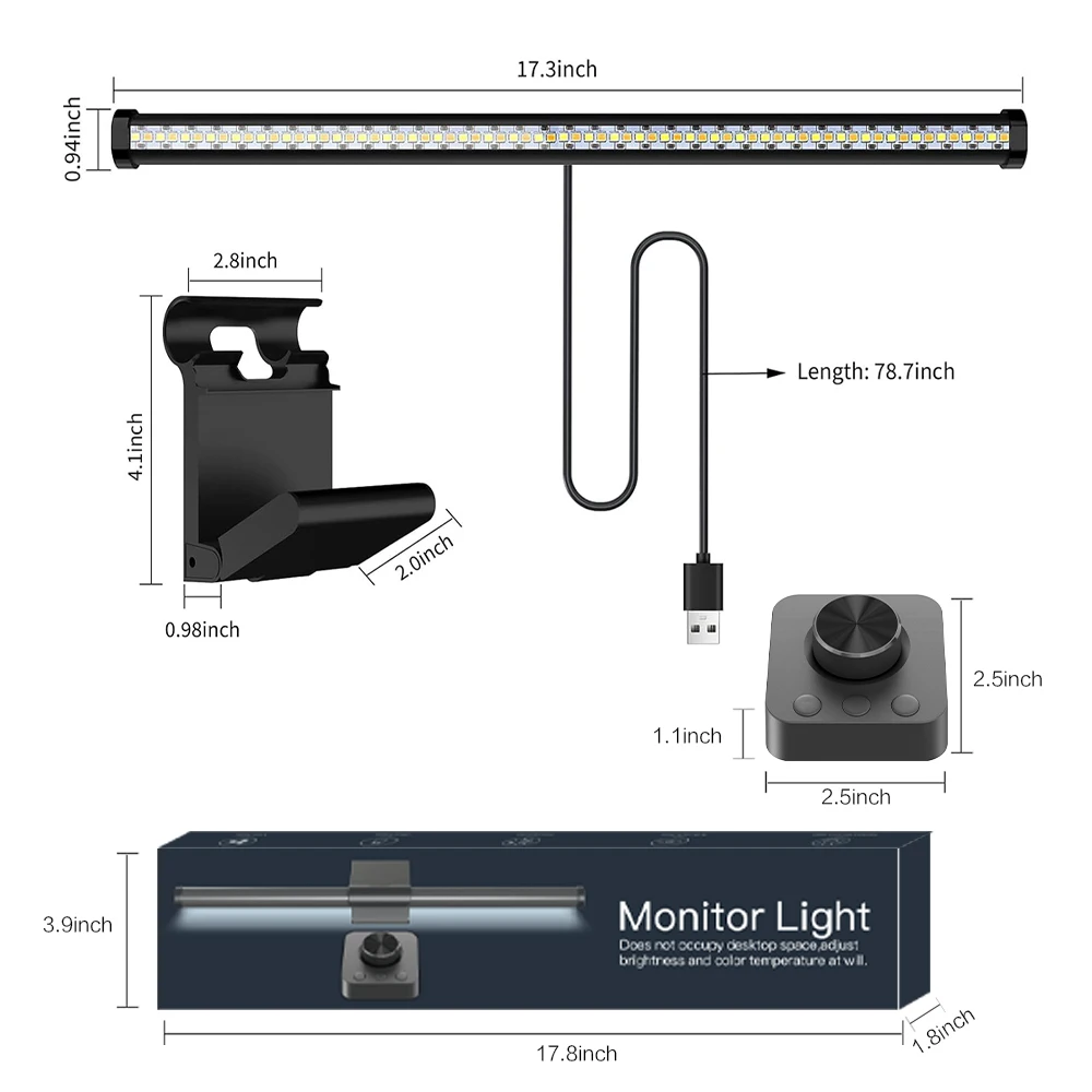 Wireless Dial Smart Monitor Screen Bar - Image 7