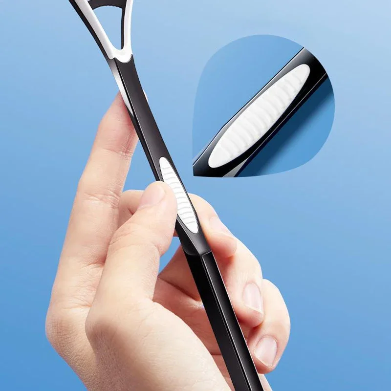 Dual-Action Silicone Tongue Scraper | 2-in-1 Oral Cleaner Brush for Fresh Breath - Image 4