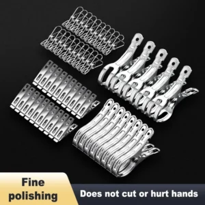 Heavy-Duty Metal Quilt & Towel Clips | Non-Slip Windproof Clothespins