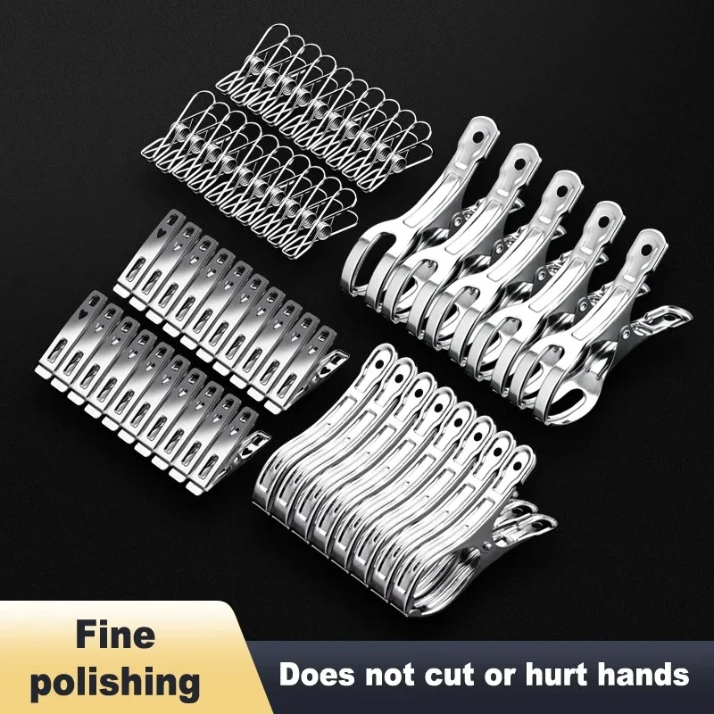 Heavy-Duty Metal Quilt & Towel Clips | Non-Slip Windproof Clothespins